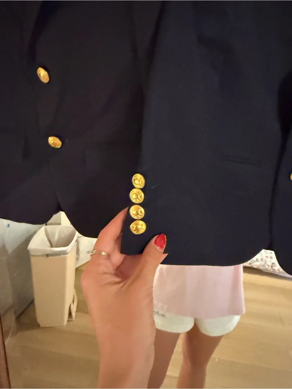 Ralph Lauren Boys Navy Blazer with Gold Buttons